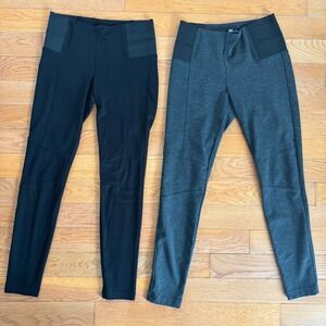 Kut from the Kloth Dual-Tone Black and Gray Leggings